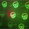 Red And Green Halloween Rotating Skull Gobo